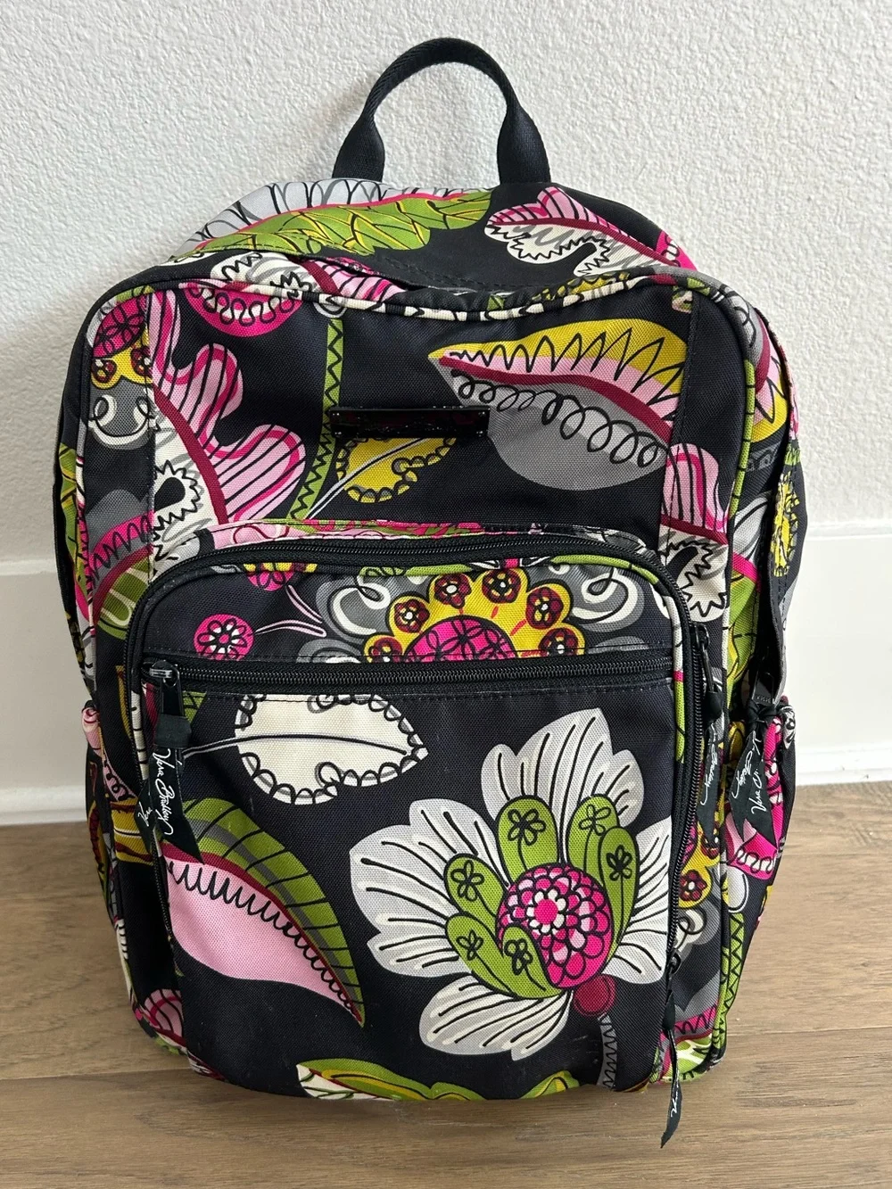 Vera Bradley Campus Backpack MOON BLOOMS Print